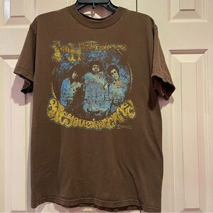 2010 The Jimi Hendrix Are You Experienced Music T-Shirt Brown